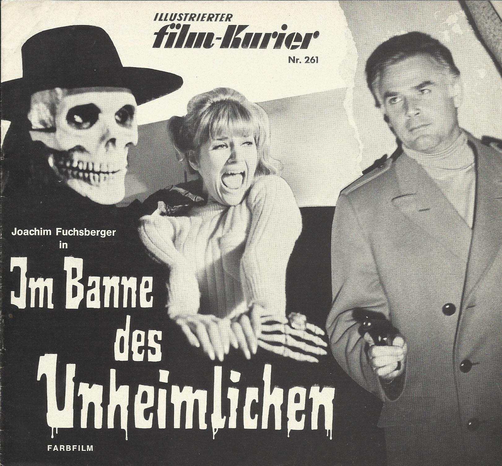 261: Im Banne des Unheimlichen ( Edgar Wallace ) Joachim Fuchsberger, Siv Mattson, Wolfgang Kieling, Pinkas Braun, Peter Mosbacher, Hubert von Meyerinck, Claude Farell, Siegfried Rauch,