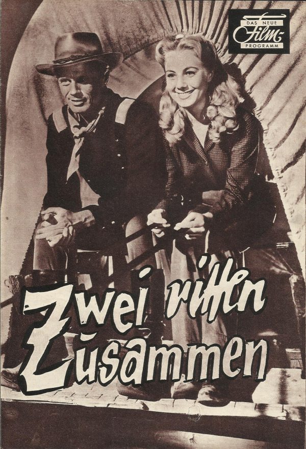 Zwei ritten zusammen ( John Ford ) James Stewart, Richard Widmark, Shirley Jones, Linda Cristal, Andy Devine, John McIntire, Paul Birch, Willis Bauchey