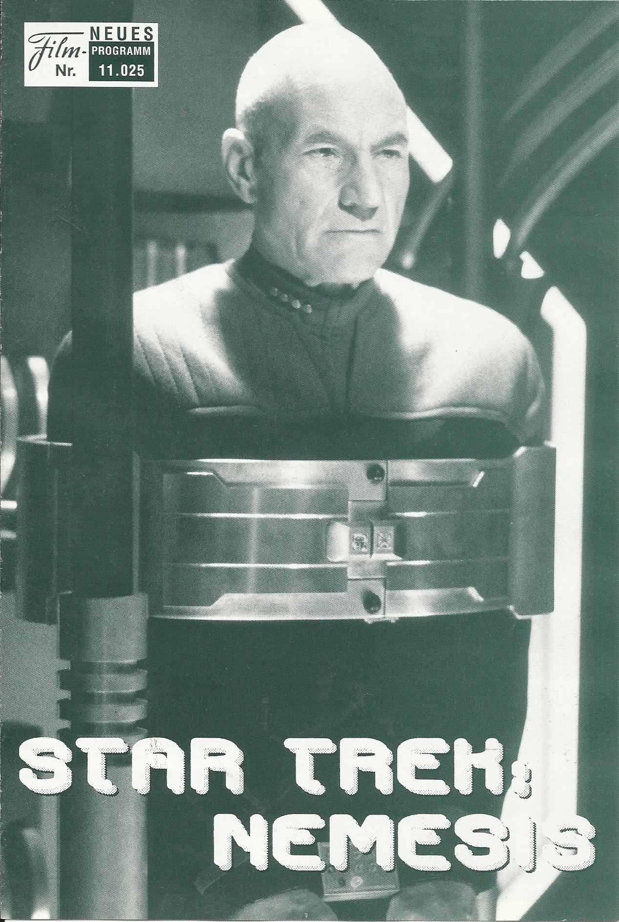 11025: Star Trek Nemensis ( Stuart Baird ) Patrick Stewart, Jonathan Frakes, Brent Spiner, LeVar Burton, Michael Dorn, Gates McFadden, Marina Sirtis, Ron Perlman, Tom Hardy, Dina Meyer, Kate Mulgrew, Shannon Cochran, Jude Ciccolella