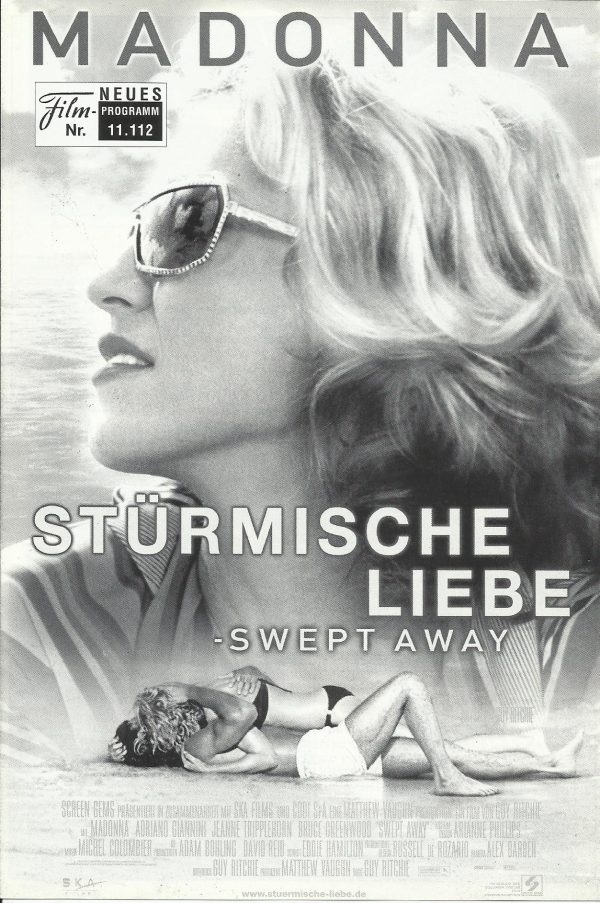 11112: Stürmische Liebe ( Guy Ritchie ) Bruce Greenwood, Madonna, Adriano Giannini, Elizabeth Banks, Michael Beattie, Jeanne Tripplehorn, David Thornton, Yorgo Voyagis, Ricardo Perna, George Yiasoumi, Patrizio Rispo, Beatrice Luzzi