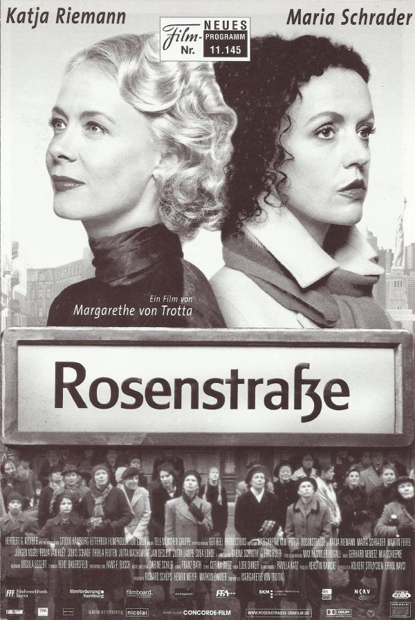 11145: Rosenstraße ( Margarethe von Trotta ) Katja Riemann, Maria Schrader, Martin Feifel, Jürgen Vogel, Jutta Lampe, Doris Schade, Fedja van Huet, Carola Regnier, Svea Lohde