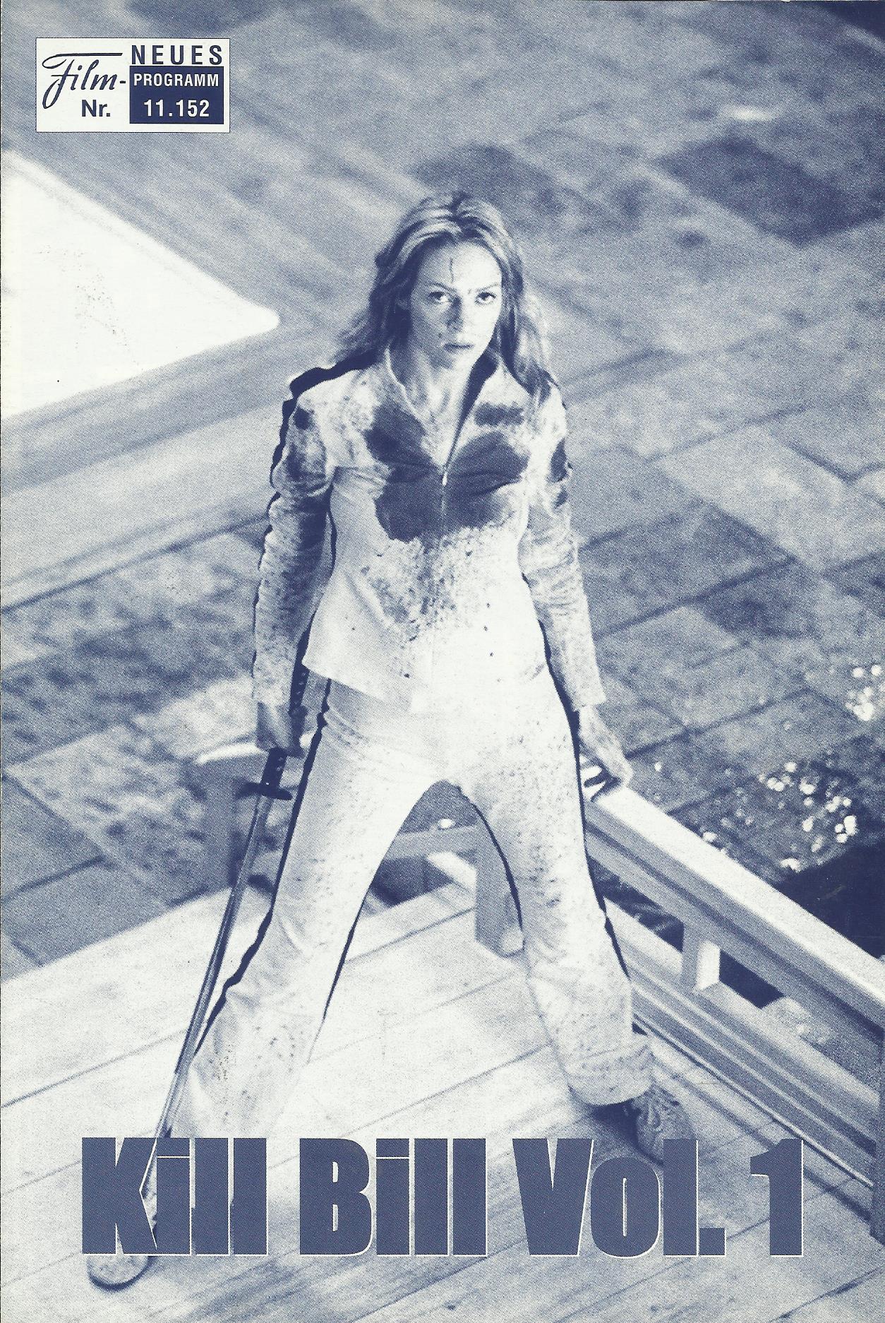 11152: Kill Bill Vol.1 ( Quentin Tarantino ) Uma Thurman, David Carradine, Daryl Hannah, Michael Madsen, Vivica A. Fox, Lucy Liu, Liu Chia Hui, Chiaka Kuriyama, Shinichi Chiba, Larry Bishop, Julie Dreyfus, Samuel L. Jackson, Bo Svenson, Caitlin Keats, J