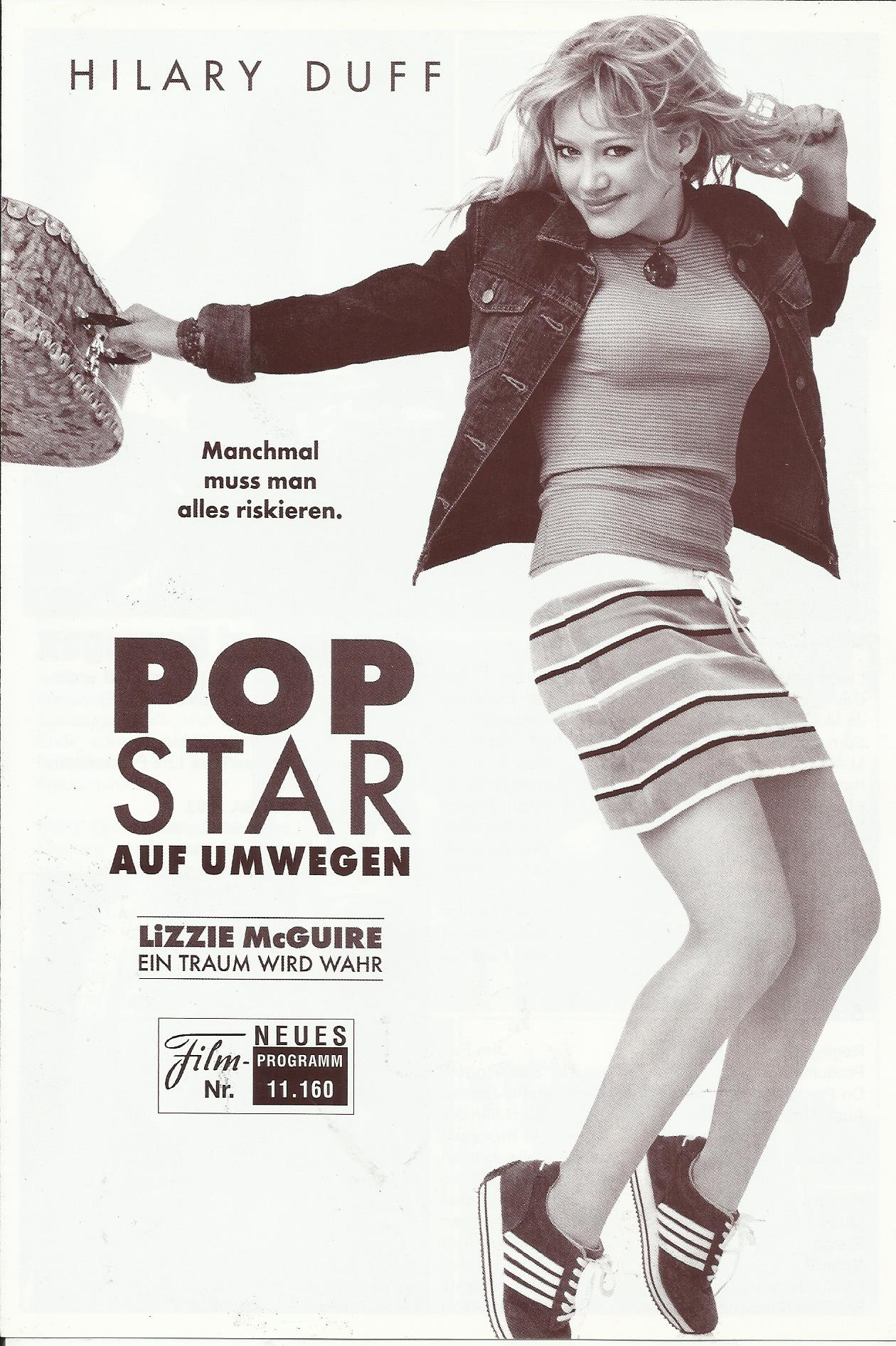 11160: Pop Star auf Umwegen ( Jim Fall ) Hilary Duff, Adam Lamberg, Hallie Todd, Robert Carradine, Jake Thomas, Ashlie Brillault, Clayton Snyder, Alex Borstein, Yani Gellman, Brendan Kelly, Carly Schroeder, Daniel Escobar, Jody Racicot, Peter Kelamis
