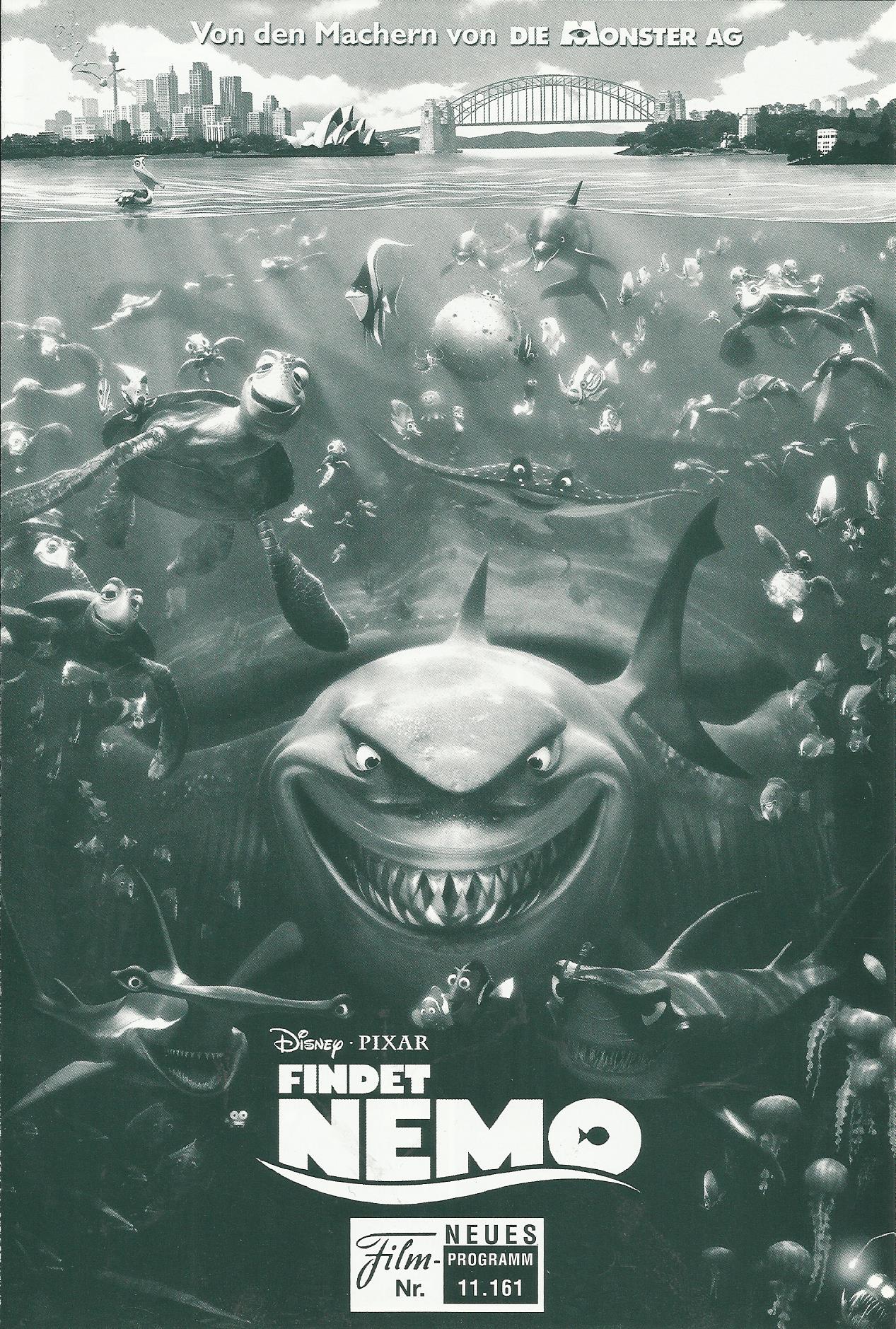 11161: Findet Nemo ( Andrew Stanton ) Christian Tramitz, Anke Engelke, Domenic Redl, Martin Umbach, Michael Gahr, Sybille Nicolai, Claus Brockmeyer, Kai Taschner, Marina Köhler, Frank Lenart, Thomas Fritsch, Udo Wachtveitl, Claudia Lössl, Jean Pütz, Erk