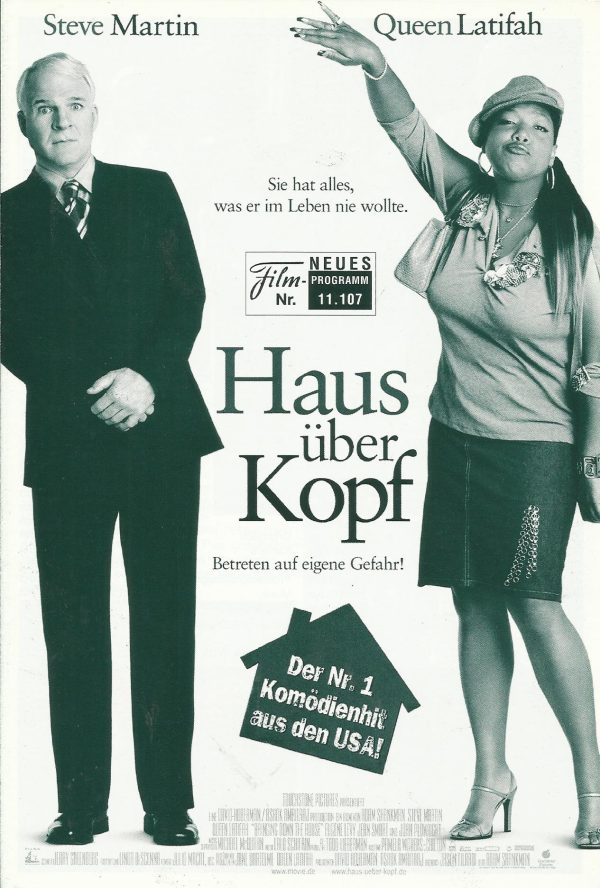 11107: Haus über Kopf ( Adam Shankman ) Steve Martin, Queen Latifah, Eugene Levy, Joan Plowright, Jean Smart, Kimberly J. Brown, Angus T. Jones, Missi Pyle