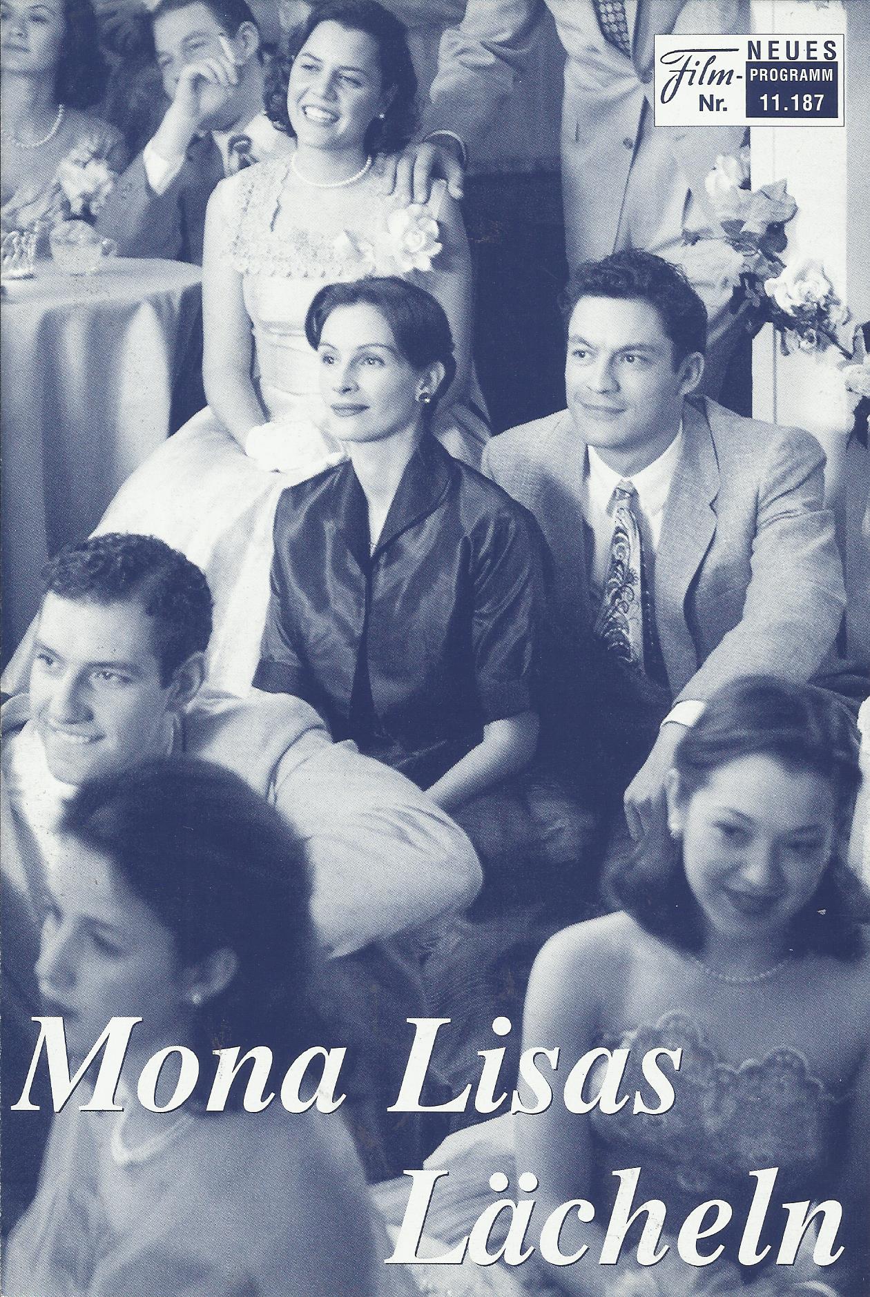 11187: Mona Lisas Lächeln ( Mike Newell ) Julia Roberts, Kirsten Dunst, Julia Stiles, Maggie Gyllenhaal, Ginnifer Goodwin, Dominic West, Juliet Stevenson, Marcia Gay Harden, John Slattery, Marian Seldes