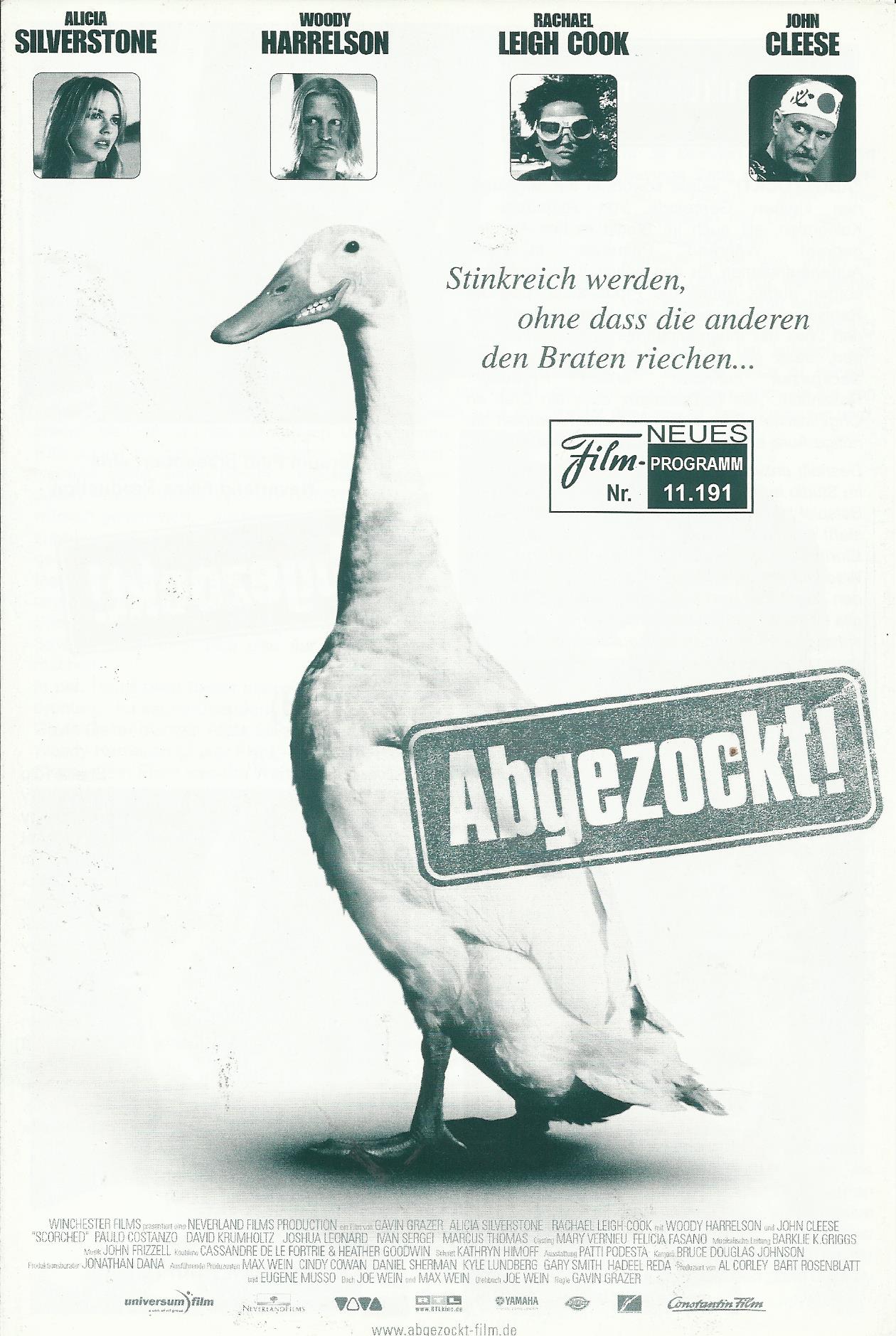 11191: Abgezockt ( Gavin Grazer ) Sheila Rilo, Shmally, Jason Valley, Charles Merchant, Stuart Stein, Max, Rick Becker, Mark, Guy