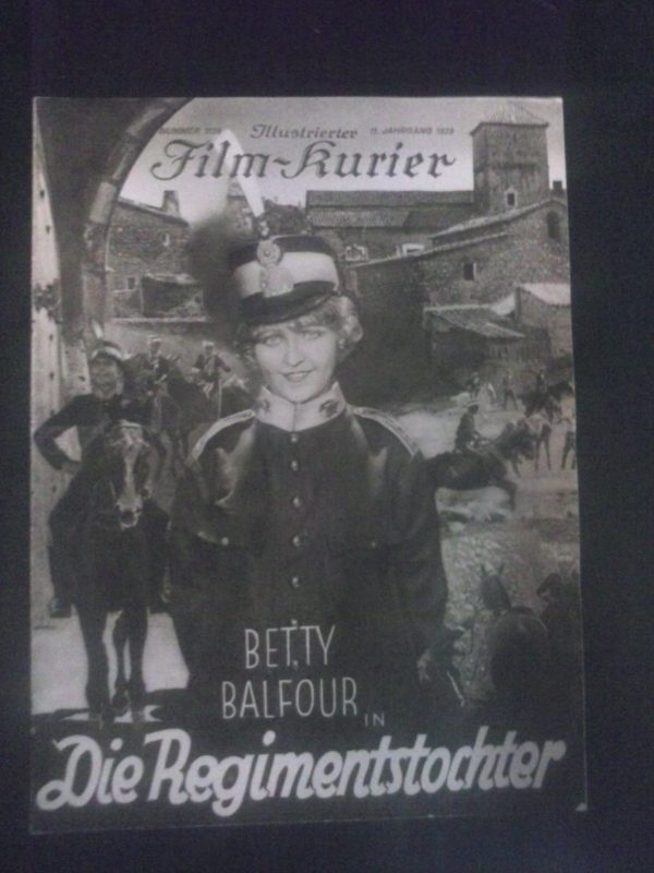 1138: Die Regimentstochter ( Hans H. Zerlett ) Betty Balfour, Alexander D´Arcy, Kurt Gerron, Olga Limburg, Julius Falkenstein,
