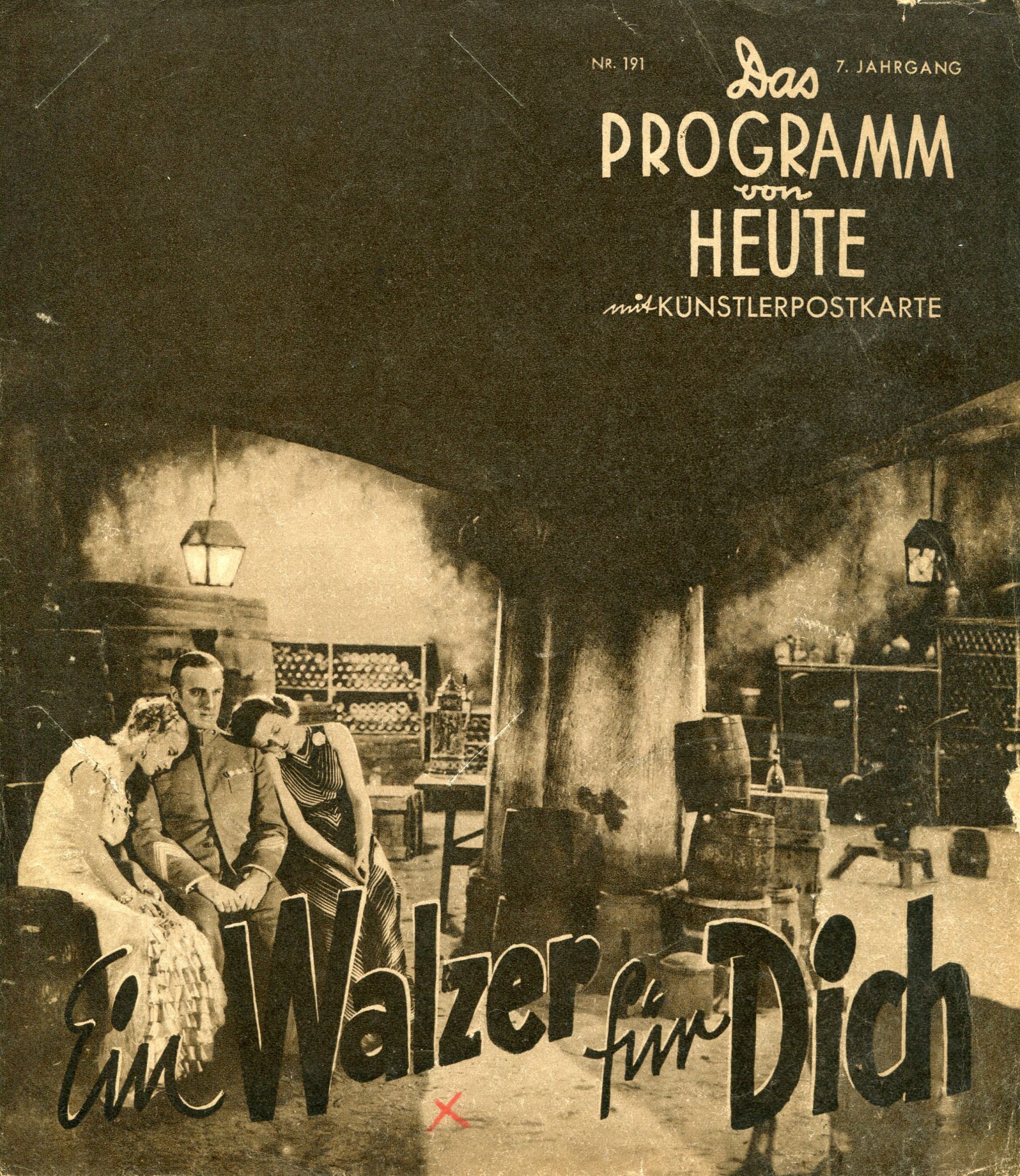 1254: Ein Walzer für Dich, Heinz Rühmann, Louis Graveure, Camilla Horn, Adele Sandrock, Theo Lingen, Maria Sazarina,