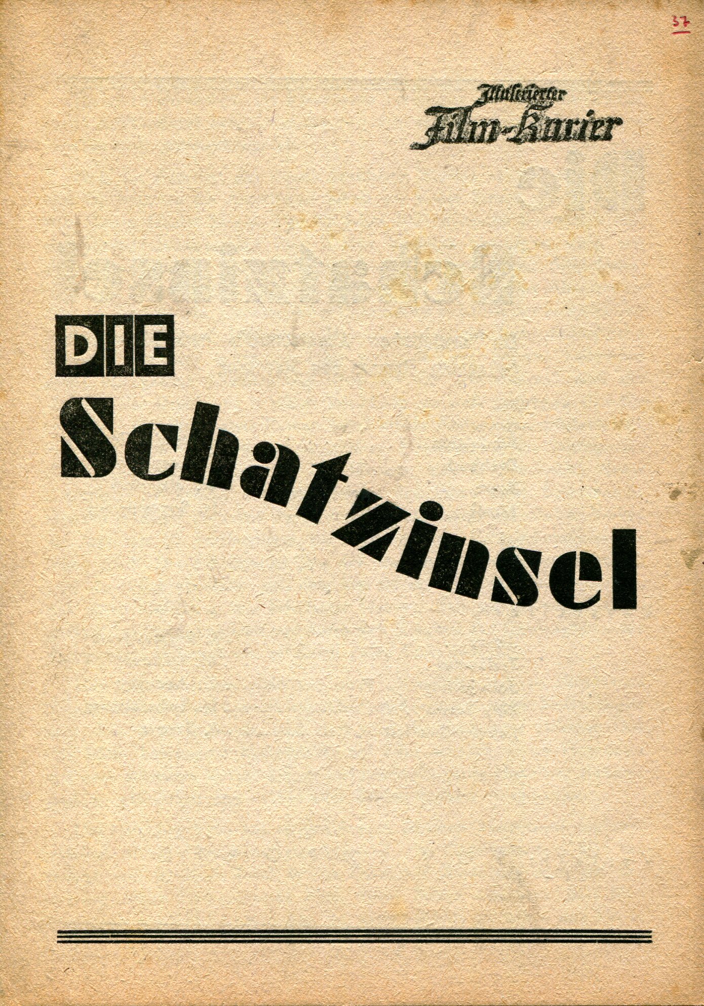 286: Die Schatzinsel ( Robert Louis Stevenson ) ( Sojusdjetfilm 1937 ) K. Pugatschjowa, M. Klimow,