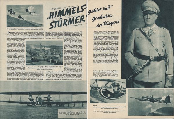 Himmelsstürmer ( Flieger Propaganda 2. WK Heinkell 111 ) Hermann Göring, Otto Lilienthal, usw.. ( GV )
