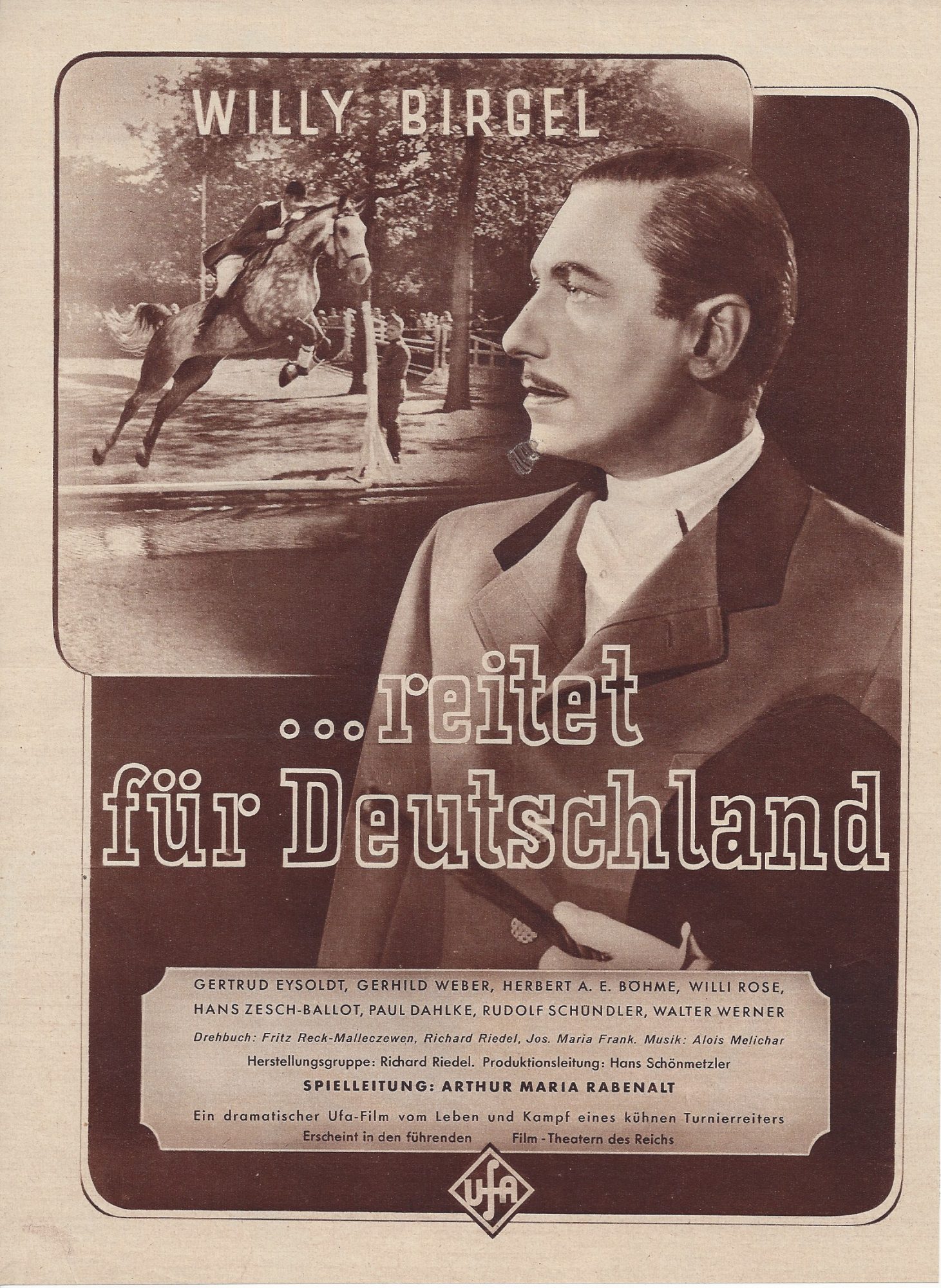 ...reitet für Deutschland, Willy Birgel, Gertrud Eysoldt, ( GV )