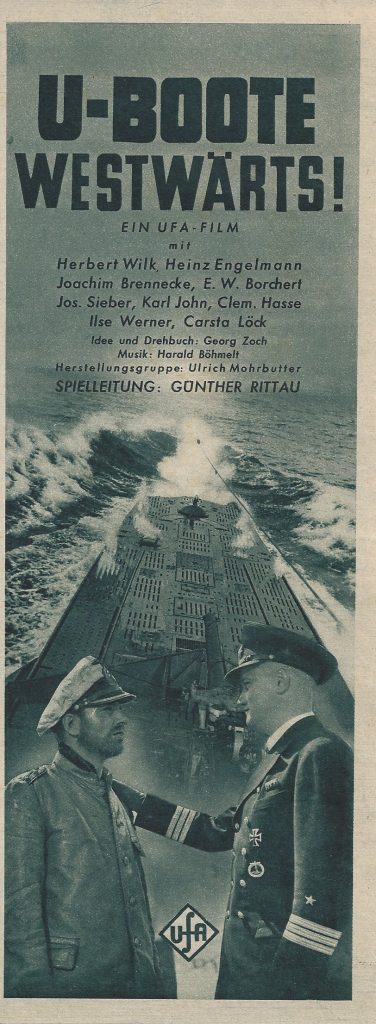 U - Boote westwärts ( NS Propaganda ) Herbert Wilk, LV. II. ( grün )