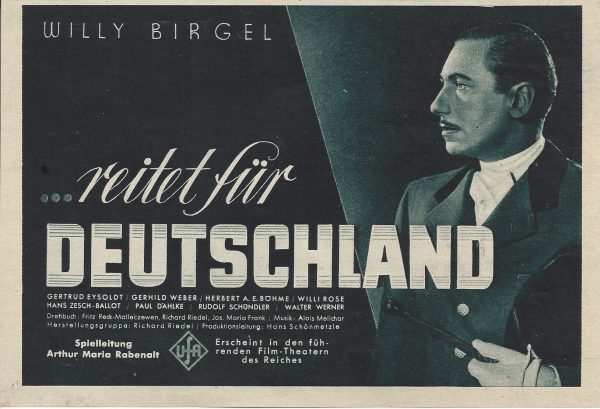 ...reitet für Deutschland, Willy Birgel, Gertrud Eysoldt ( BV )