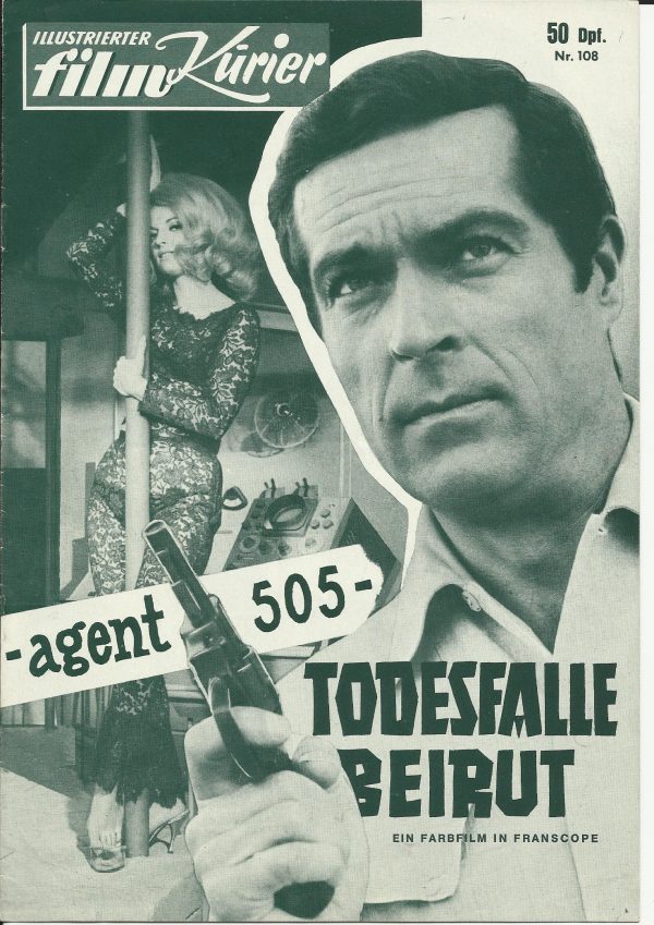 108: Agent 505 - Todesfalle Beirut, Frederick Stafford, Genevieve Cluny, Chris Howland, Renate Ewert, Willy Birgel, Gisella Arden, Harald Leipnitz,
