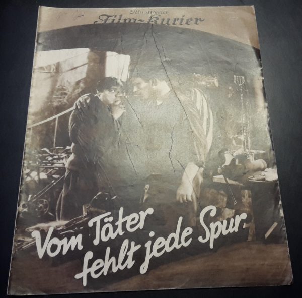 858: Vom Täter fehlt jede Spur ( Constantin J. David ) Kurt Gerron, Ernst Stahl Nachbaur, Fritz Kampers, Rolf von Goth, Paul Rehkopf, Otto Pohl, Grita Ley, Hanni Weisse,