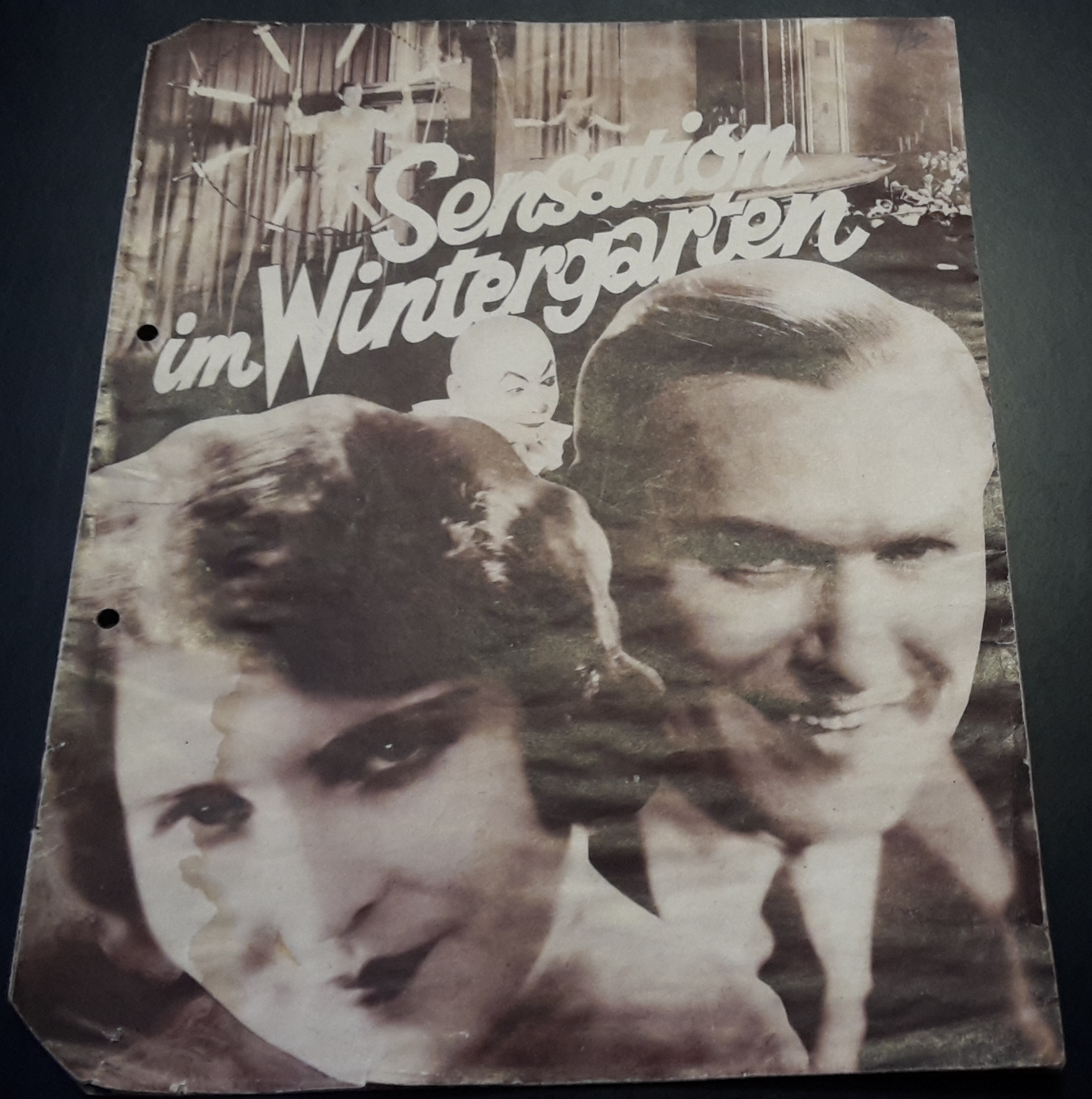 1172: Sensation im Wintergarten ( Gennaro Righelli ) Claire Rommer, Erna Moreno, Paul Richter, Gaston Jaquet, Wladimir Sokoloff, Adolphe Engers, Alexandra Nadler,
