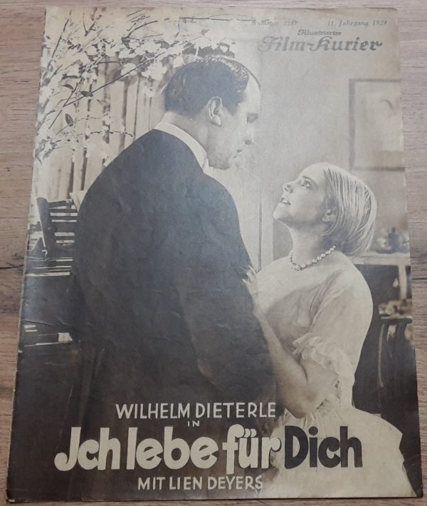 1217: Ich lebe für Dich ( Wilhelm Dieterle ) Lien Deyers, Olaff Foenss, Erna Moreno, Hubert von Meyrinck,