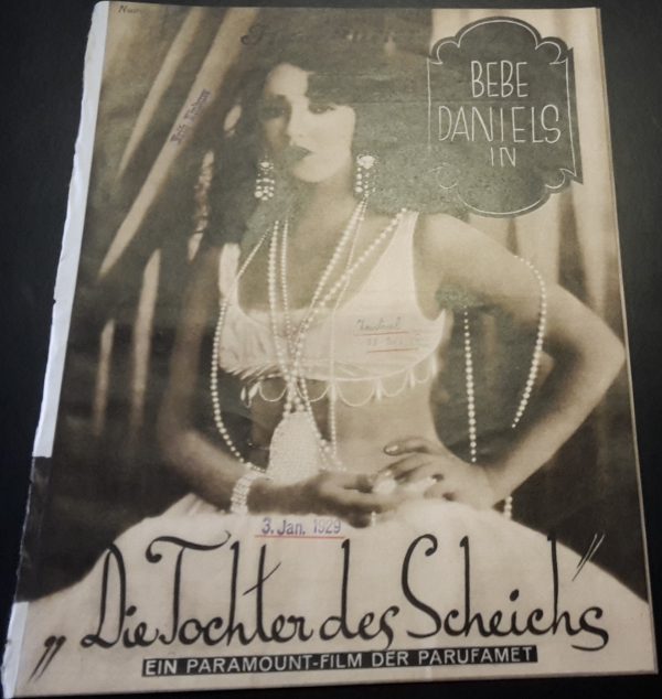 966: Die Tochter des Scheichs ( Adolph Zukor & Jesse L. Lasky ) Bebe Daniels, Paul McAllister, Richard Arlen, William Powell, Albert W. Premont, James Bradbury jr, William Franey, Josephine Dun,