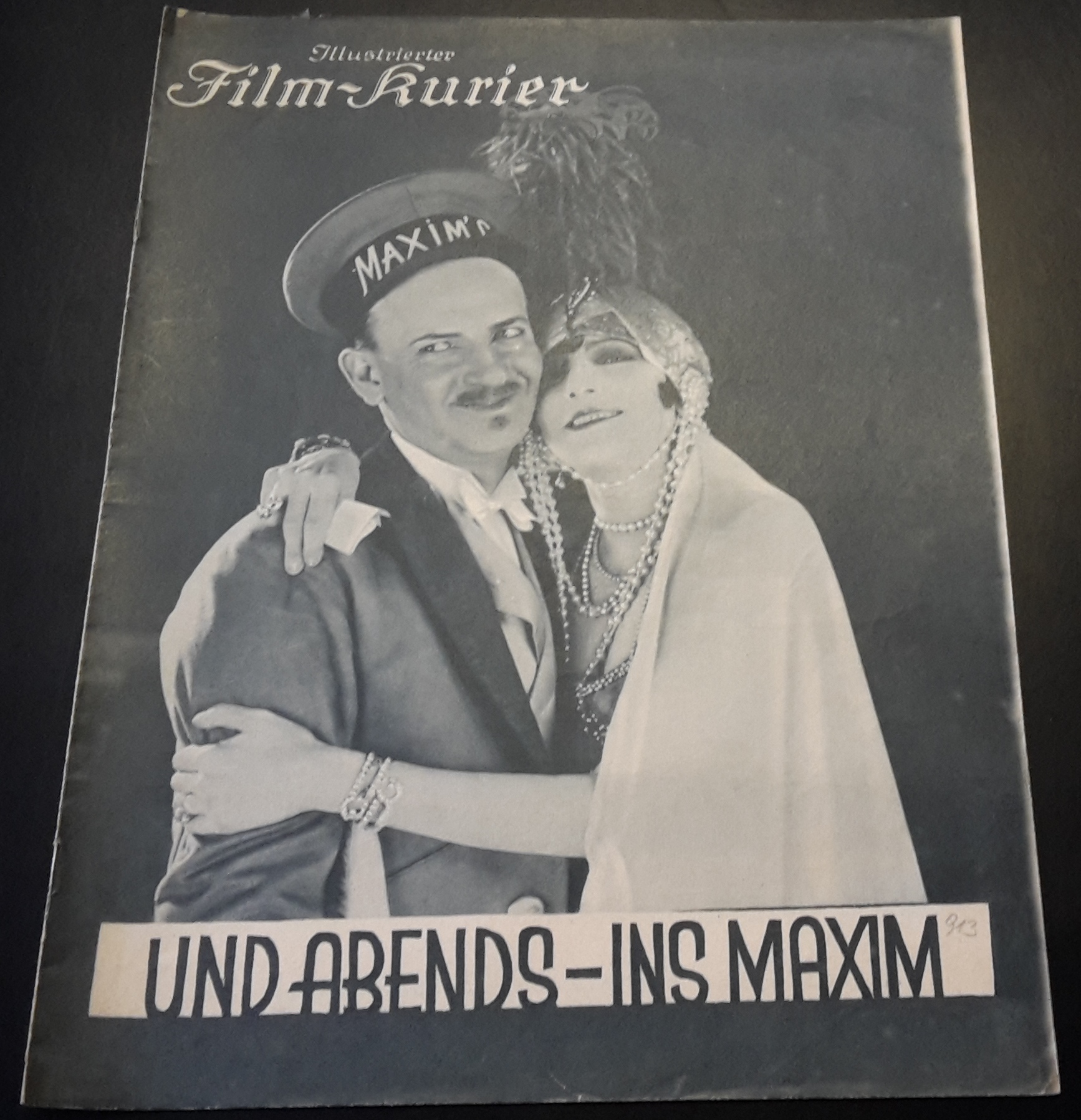 913: Und Abends - Ins Maxim ( Yves Mirande & Gustav Quinson ) Eric Barlay, Pepa Bonafe, Nicola Rimsky, Simone Vaudry,