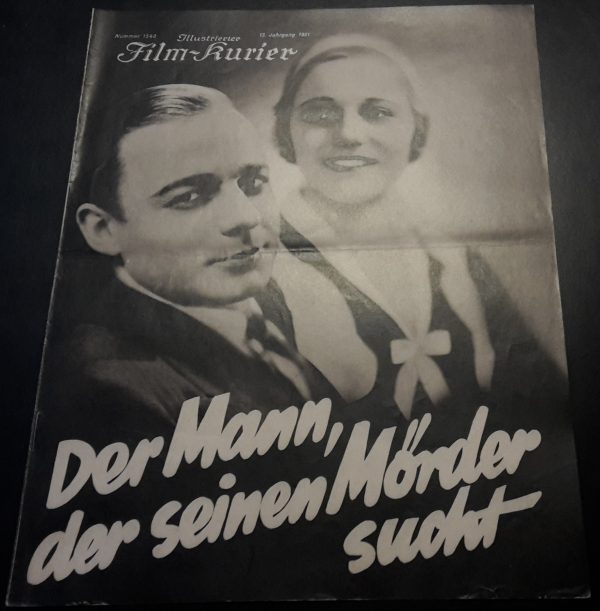 1540: Der Mann, der seinen Mörder sucht ( Billy Wilder ) ( Robert Siodmak ) Heinz Rühmann, Lien Deyers, Raimund Janitschek, Hans Leibelt, Hermann Speelmans, Friedrich Holländer, Gerhard Bienert,