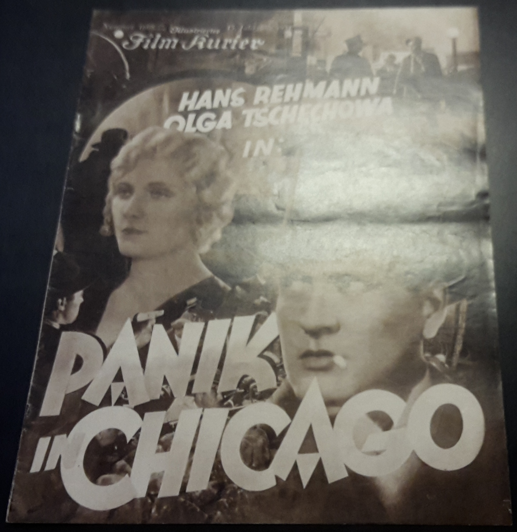 1608: Panik in Chicago ( Robert Wiene ) Hans Rehmann, Olga Tschechowa, Ferdinand Hart, Hilde Hildebrand, Lolo Chlud, Ernst Dumke, Willy Trenk Trebitsch, Gerhard Bienert, Friedrich Ettel, Franz Weber, Ernst Wurmser, Arthur Bergen,