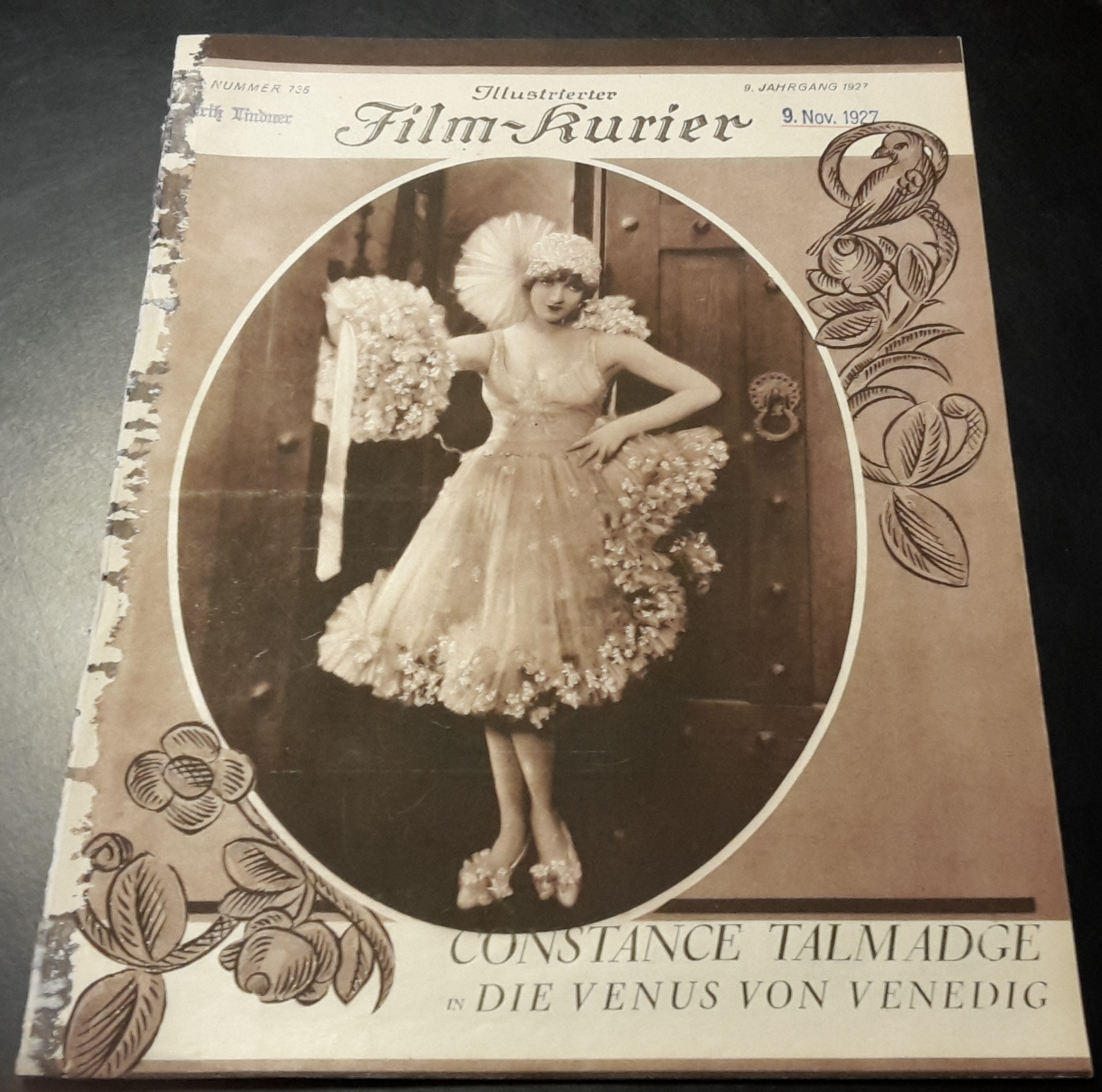 736: Die Venus von Venedig ( Marshall Neilan ) Constance Talmadge, Antonio Moreno, Michael Vavitch, Julanne Johnston, Hedda Hopper, Edward Martindel,