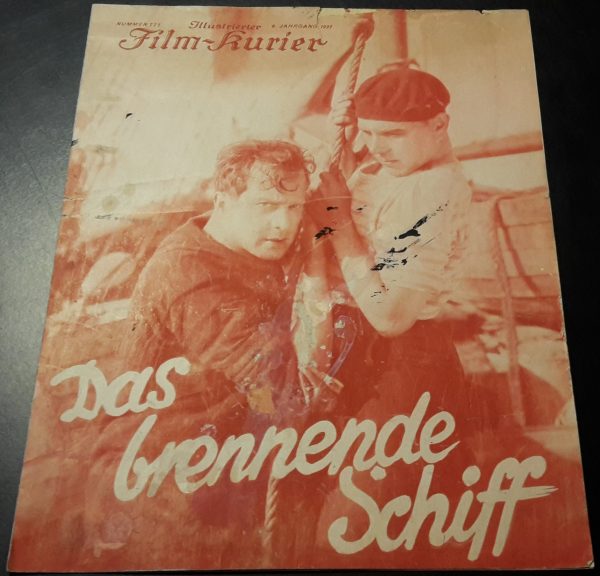 771: Das brennende Schiff ( Constantin J. David ) Andre Nox, Francoise Rosay, Eric Barclay, Mary Kid, Käthe von Nagy, Arthur Duarte, Jose Davert, Mathilde Sussin, Albert Paulig,