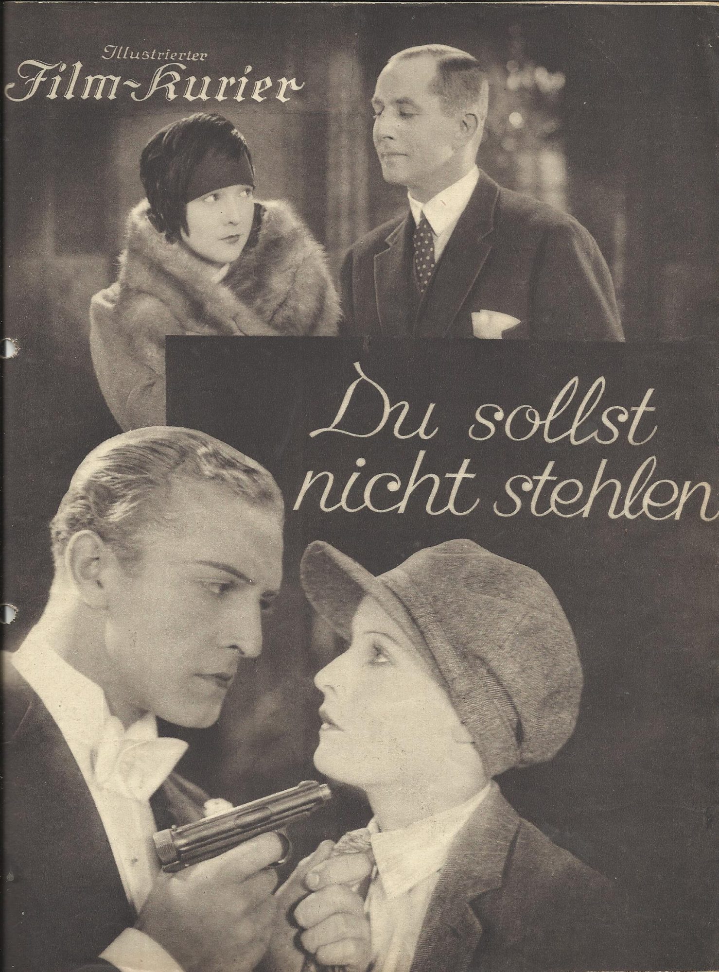 798: a: Du sollst nicht stehlen ( Ein Spiel von Gaunerei und Liebe ) ( Victor Janson ) Lilian Harvey, Dina Gralla, Werner Fuetterer, Bruno Kastner, Charlotte Susa, Erich Kaiser Titz, Ernst Behmer, Turoff