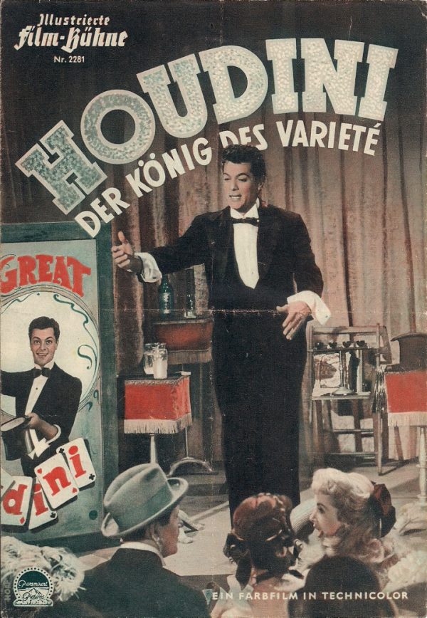 2281: Houdini der König des Varieté ( George Marshall ) Tony Curtis, janet Leigh, Torin Thatcher, Angela Clarke, Stefan Schnabel, Ian Wolfe, Sig Ruman, Michael Pate, Connie Gilchrist, Malcolm lee Beegs, Frank Orth, Barry bernhard, Douglas Spencer