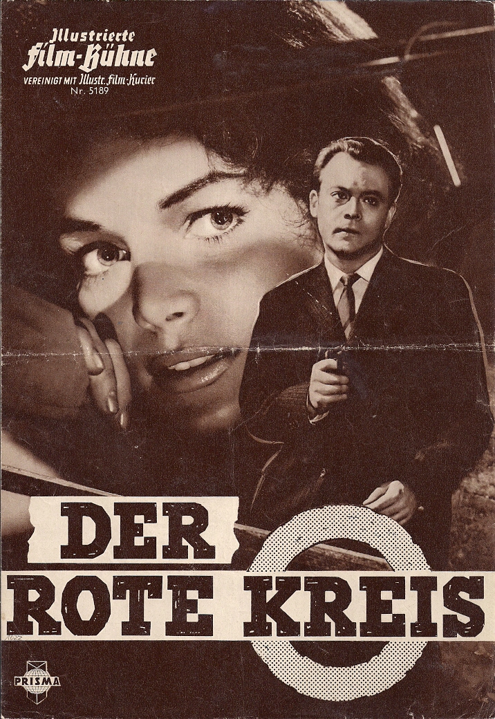 5189: Der rote Kreis ( Edgar Wallace ) Karl Saebisch, Renate Ewert, Klausjürgen Wussow, Thomas Alder, E. F. Fürbringer, Alfred Schlageter, Erica Beer, Eddi Arent, Fritz Rasp, Edith Mill, Richard Lauffen, Heinz Klevenow, Ulrich Beiger, Albert Watson, Panos