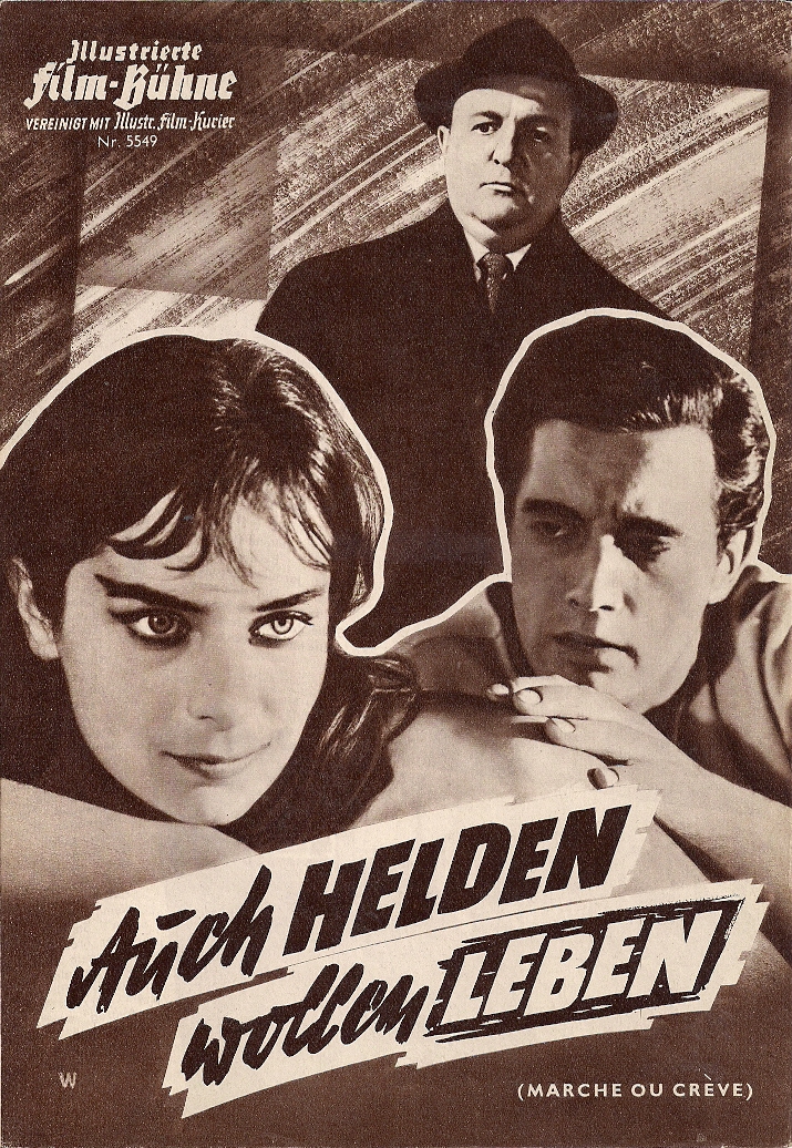 5549: Auch Helden wollen Leben ( Georges Lautner ) Juliette Mayniel, Bernard Blier, Jacques Riberolles, Daniel Sorano, Gisele Sandre, Jacques Chabassol, Monique de Lannoy