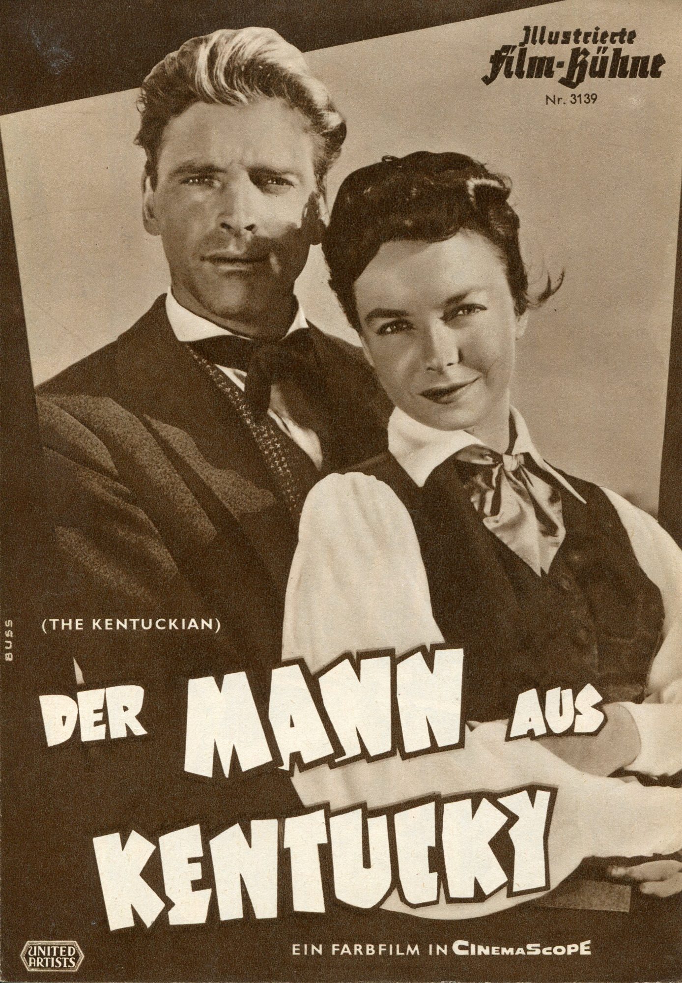 3139: Der Mann aus Kentucky ( Burt Lancaster ) Dianne Foster, Diana Lynn, John McIntire, Una Merkel, Walter Matthau, John Carradine, Donald MacDonald, John Litel