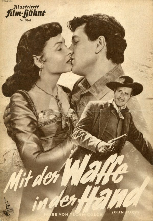 3169: Mit der Waffe in der Hand ( Raoul Walsh ) Rock Hudson, Donna Reed, Phil Carey, Roberta haynes, Leo Gordon, Lee Marvin, Neville Brand, Ray Thomas, Robert herron, Phil Rawlins, Forrest Lewis, John Cason, Don Carlos, Pat Hogan, Mel Welles, Post Park