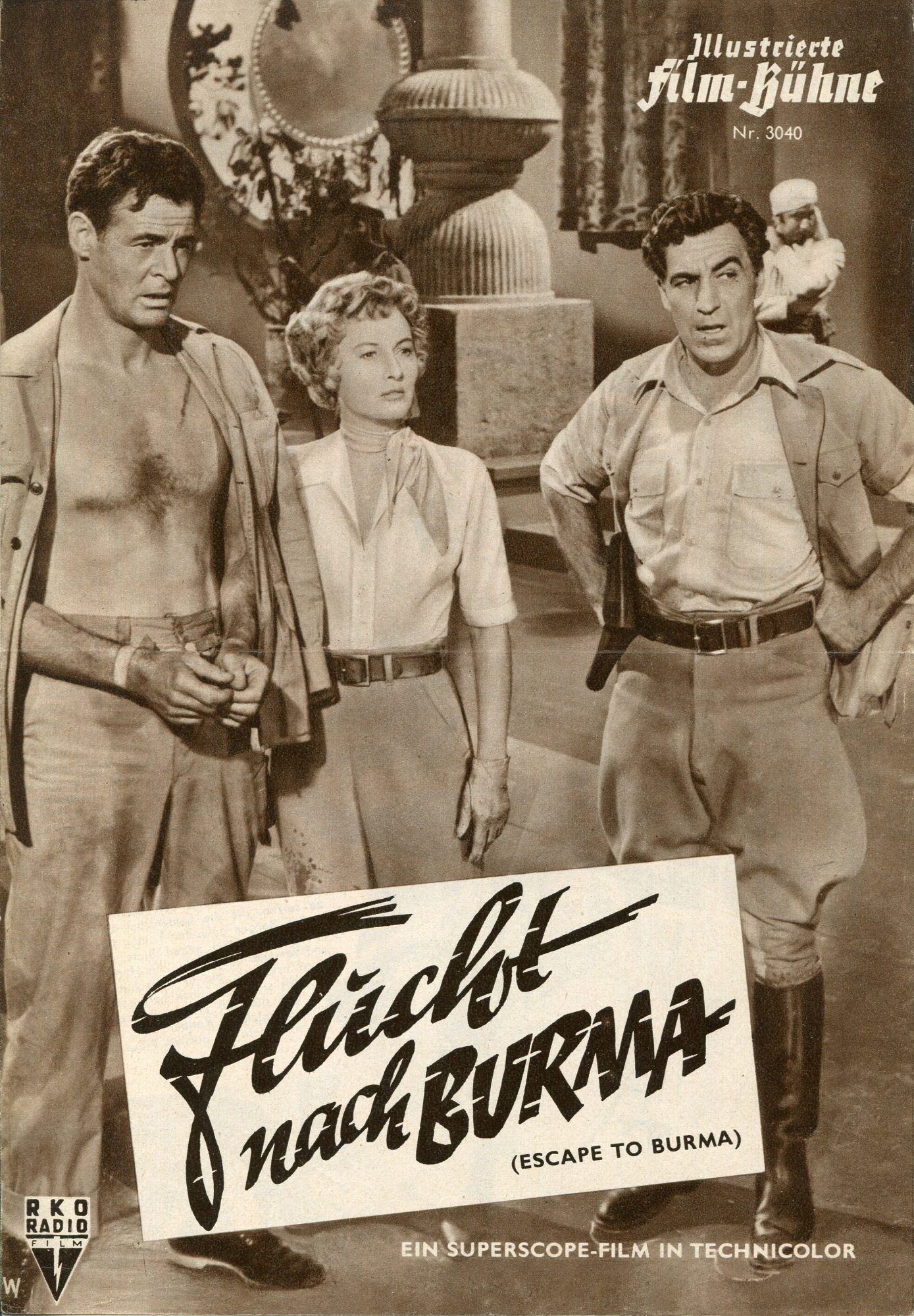 3040: Flucht nach Burma ( Allan Dwan ) Barbara Stanwck, Robert Ryan, David Farrar, Murvyn Vye, Lisa Montell