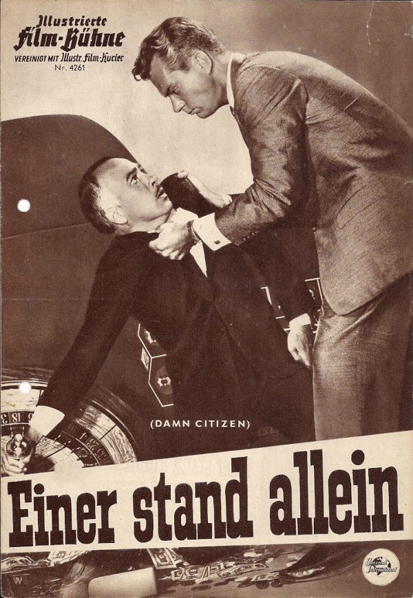 4261: Einer stand alleine ( Dawn Citizen ) Keith Andes, Margaret Hayes, Gene Evans, Lynn Bari, Jeffrey Stone, Ann Robinson