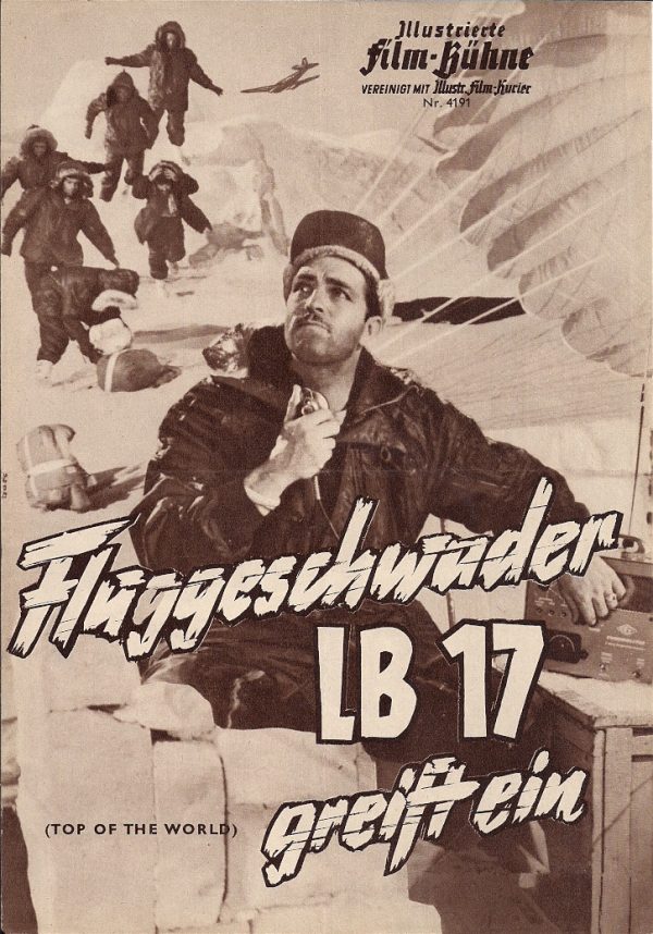 4191: Fluggeschwader LB 17 greift ein ( Lewis R. Foster ) Dale Robertson, Evelyn Keyes, Frank Lovejoy, Nancy Gates, Paul Fix, Robert Arthur, Peter Hansen, Nick Dennis, Russell Conway, WIlliam Shallert, Peter Bourne, David McMahon, Marya Marco