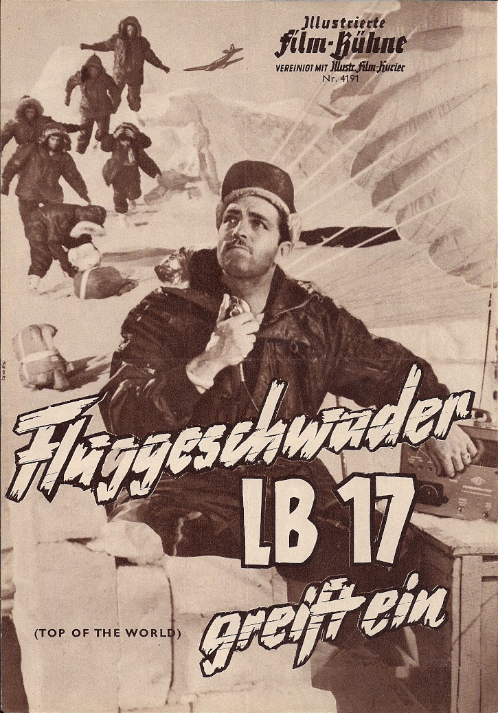 4191: Fluggeschwader LB 17 greift ein ( Lewis R. Foster ) Dale Robertson, Evelyn Keyes, Frank Lovejoy, Nancy Gates, Paul Fix, Robert Arthur, Peter Hansen, Nick Dennis, Russell Conway, WIlliam Shallert, Peter Bourne, David McMahon, Marya Marco