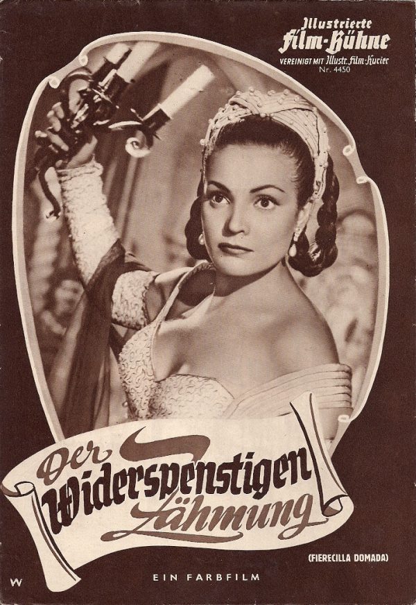 4450: Der Widerspenstigen Zähmung ( Antonio Roman ) Carmen Sevilla, Alberto Closas, Claudine Dupuis, Raymond Cordy, Jacques Dynam, Manuel Gomez Bur., Joaquin Portillo, Luis Sanchez Polak, Carlos Mendi, Gianni Glori, Manuel Guitián