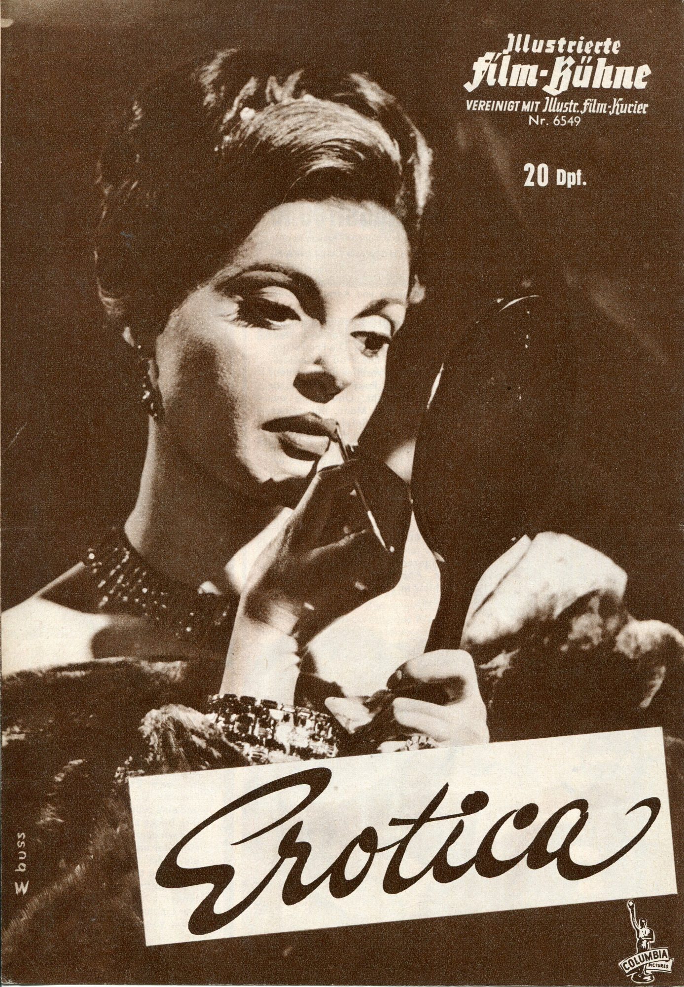 6549: Erotica Der Hausfreund ( Luciano Lucignani ) Nadja Tiller, Vittorio Gassman, Lilla Brignone, Adriano Rimoldi Der Soldat ( Nino Manfredi ) Fulvia Franco Der Junggeselle ( Sergio Sollina ) Enrico Maria Salerno, Catherine Spaak, Claudi