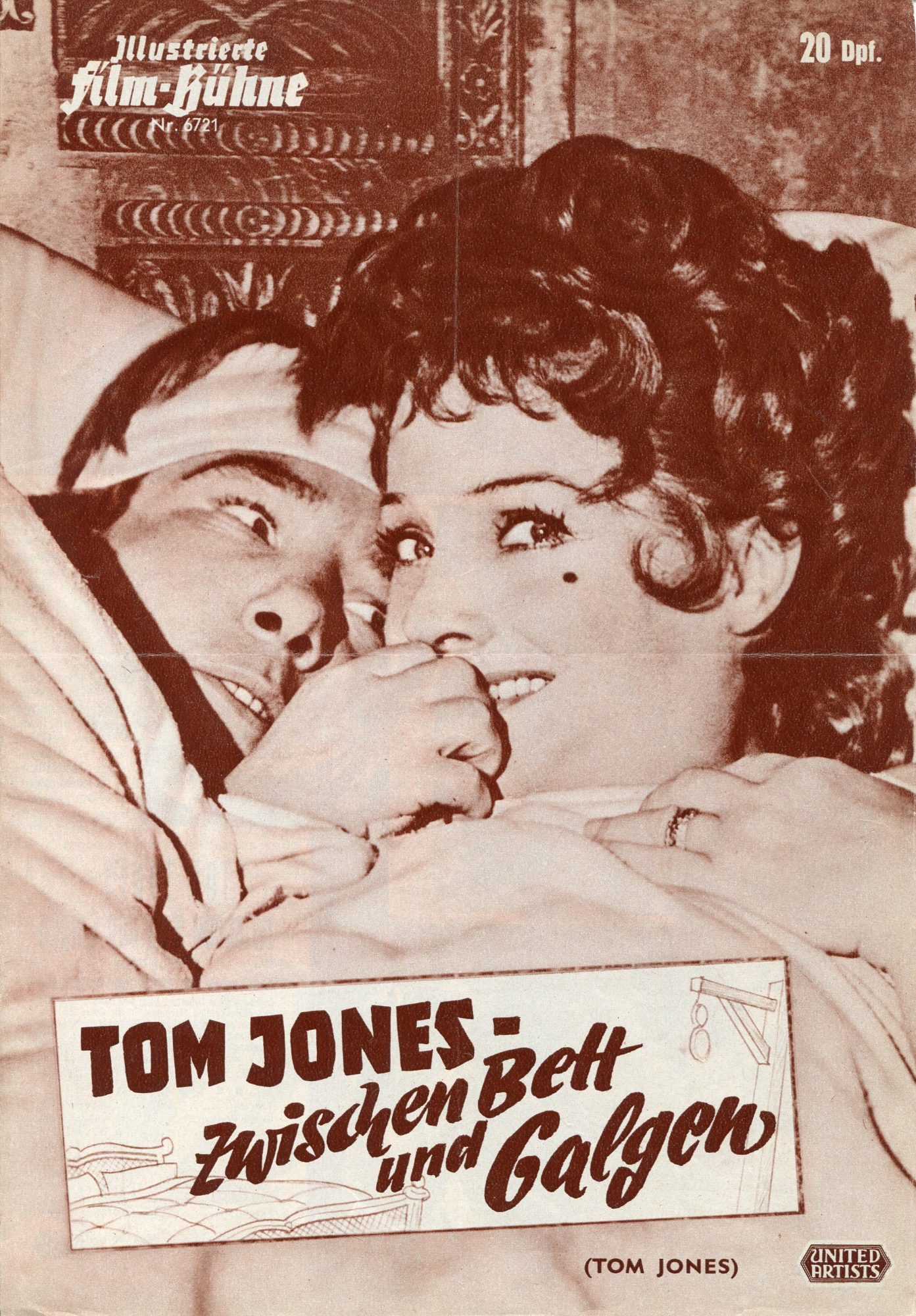 6721: Tom Jones - zwischen Bett und Galgen ( Tony Richardson ) Albert Finney, Susannah York, Hugh Griffith, Dame Edith Evans, Joan Greenwood, Diane Cilento, George Devine, David Tomlinson, George A. Cooper