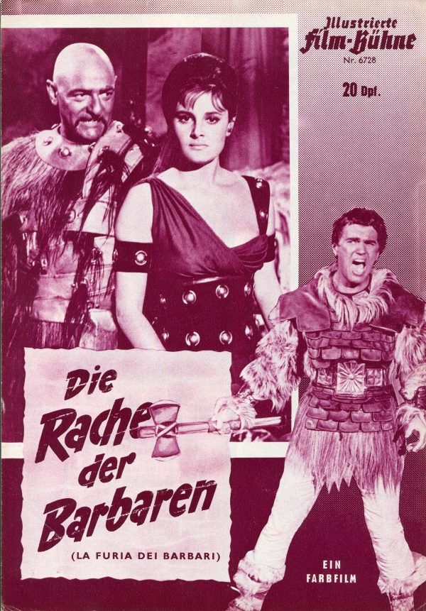 6728: Die Rache der Barbaren ( Guido Malatesta ) Edmund Purdom, Rossana Podesta, Livio Lorenzon, Carlo Calo, Daniele Vargas, Andrea Fantasia, Ljubica Jovic, Luciano Marin
