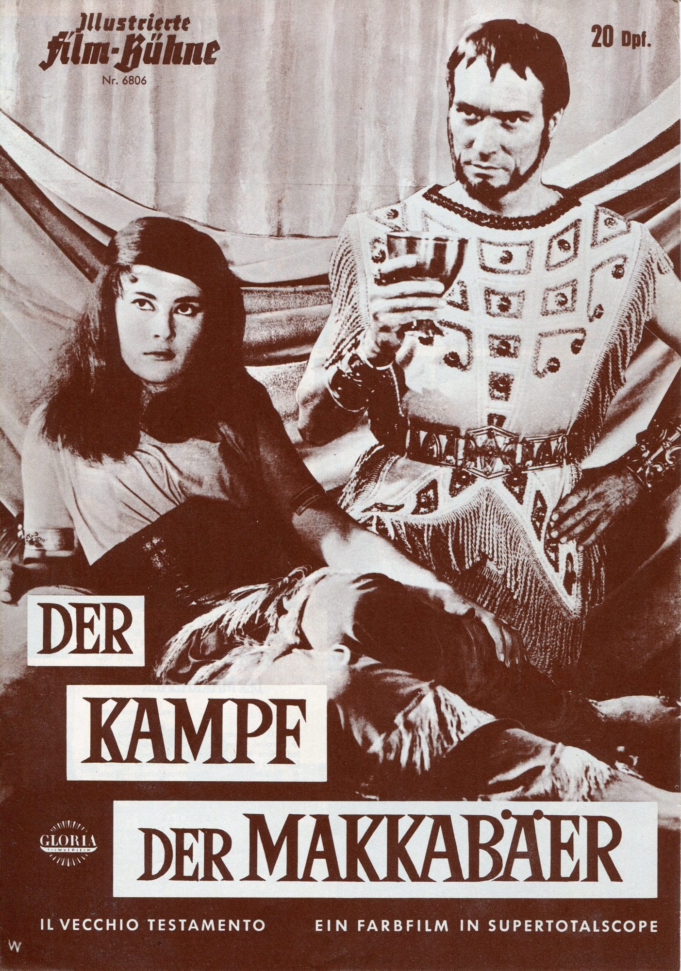 6806: Der Kampf der Makkabäer ( Gianfranco Parolini ) Bra Harris, John Heston, Margarett Taylor, Mara Lane, Philippe Hersent, Carlo Tamberlani, Jacques Berthier, Susan Paget