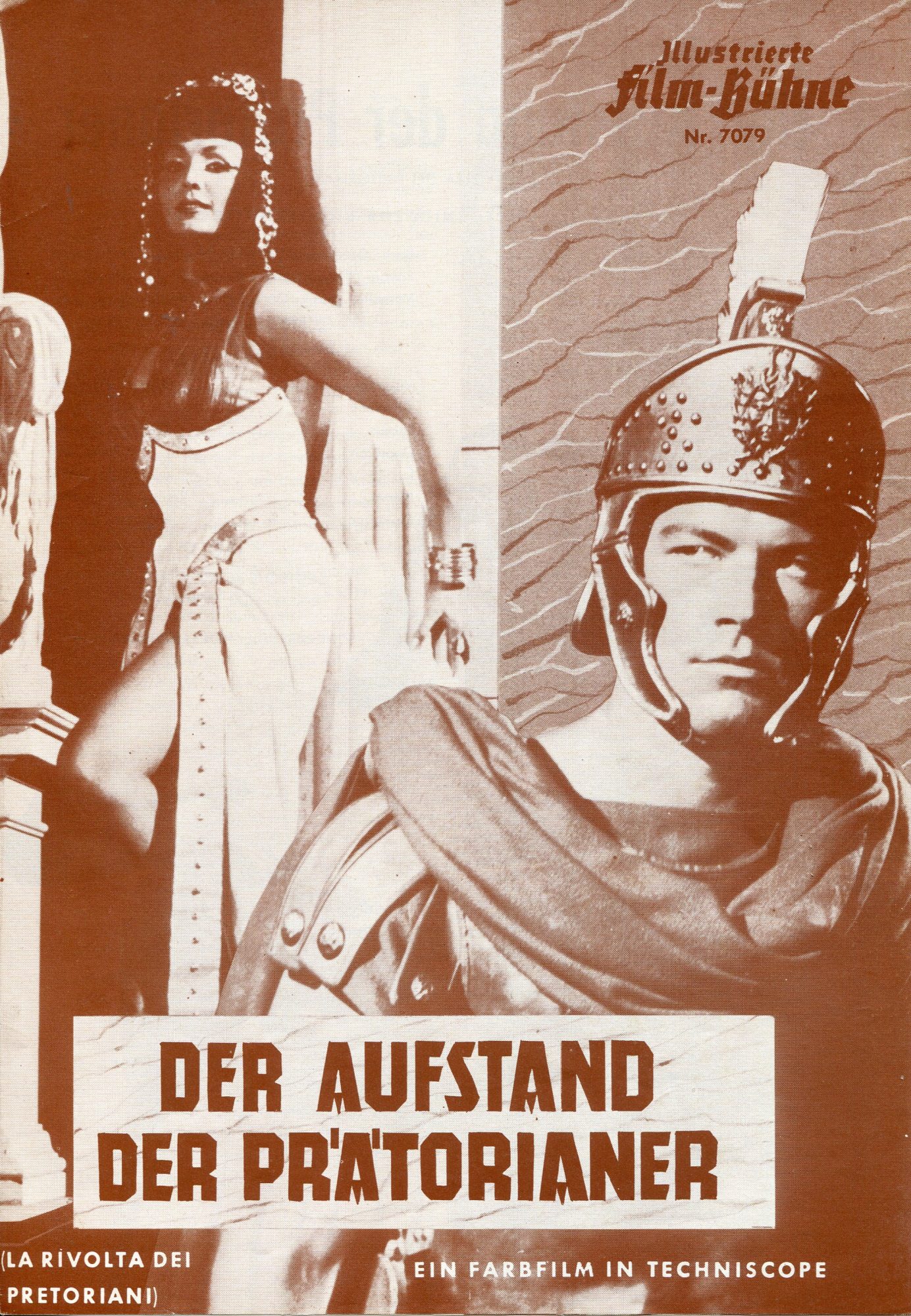 7079: Der Aufstand der Prätorianer ( Alfonso Brescia ) Richard Harrison, Moira Orfei, Giuliano Gemma, Piero Lulli, Paola Piretti, Renato Montalbaho, Salvatore Furnari