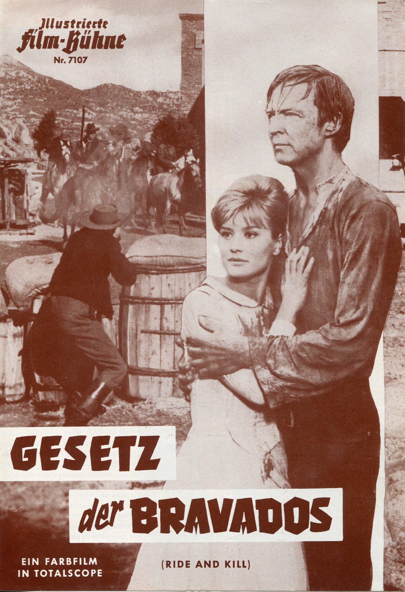 7107: gesetz der Bravados ( J. L. Boraw ) Alex Nicol, Robert Hundar, Margaret Grayson, Lawrence Palmer, Pauline Baards, John Mac Douglas, Anthony Gradwell, Albert Lockwood