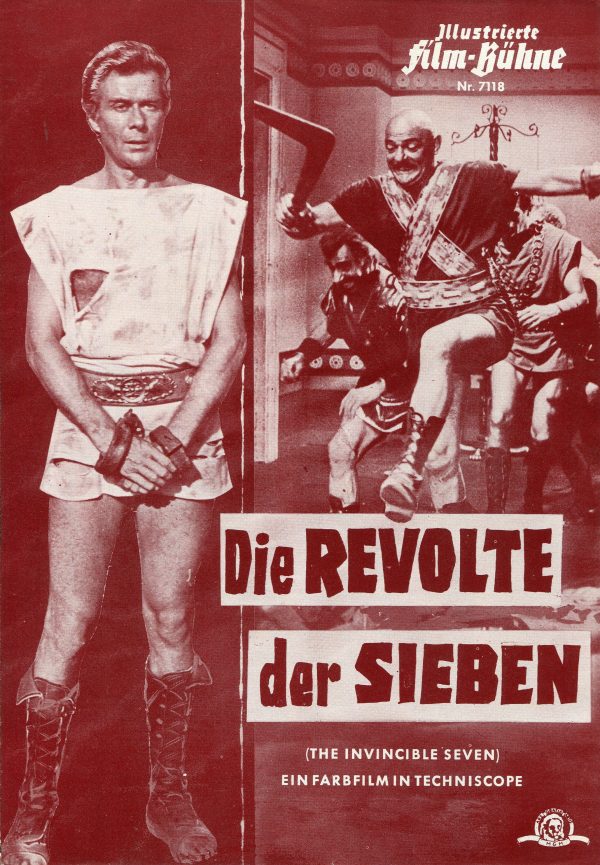 7118: Die Revolte der Sieben ( Alberto de Martino ) Tony Russel, Massimo Serato, Livio Lorenzon, Helga Line, Nando Gazzolo, Piero Lulli, Pietro Capanna, Renato Rossini, Paola Pitti, Walter Maestosi, Caetano Quartararo