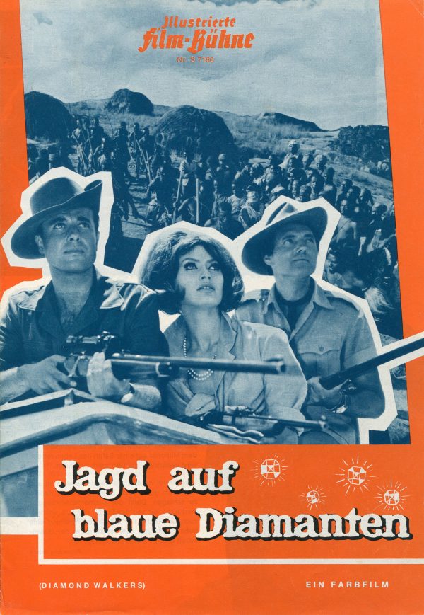 7160: Jagd auf blaue Diamanten ( Paul Martin ) Harald Leipnitz, Joachim Hansen, Marisa Mell, Ann Smyrner, Brian O´Shaunessy, Gert van den Bergh, Ivan Berold, Bill Brewer, Mervyn John, Jimmy White, Patrick Maynhardt, Simon Sabela, John Marcus