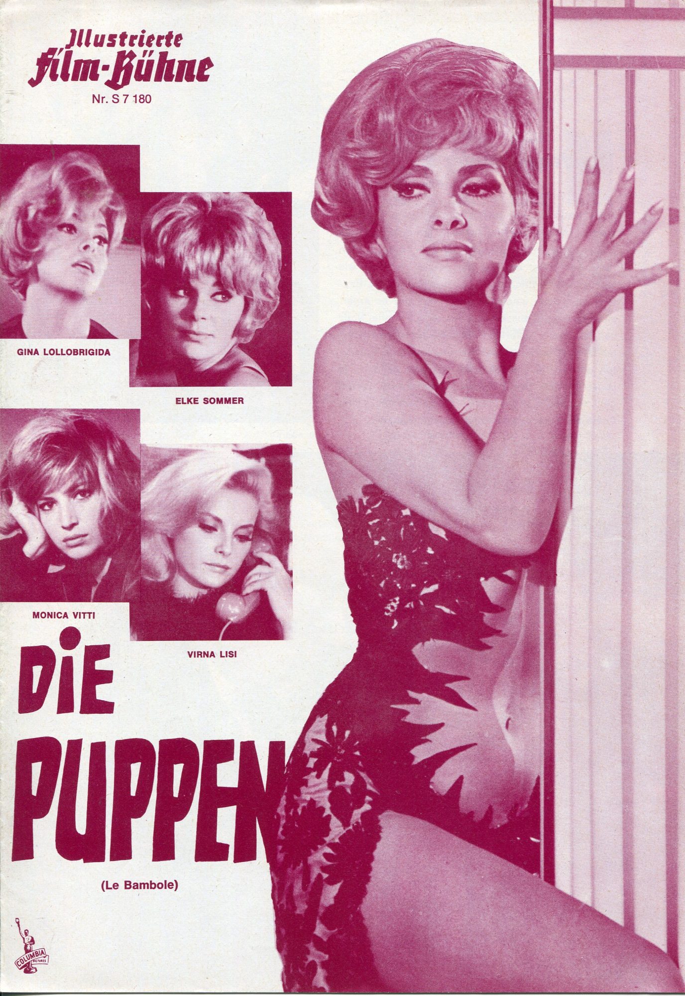 7180: Die Puppen 1. Episode: Die Versuchung ( Mauro Bolognini ) 2. Episode: Mann nach Maß ( Luigi Comencini ) 3. Episode: Die Suppe ( Franco Rossi ) 4. Episode: Das Telefongespräch ( Dino Risi )