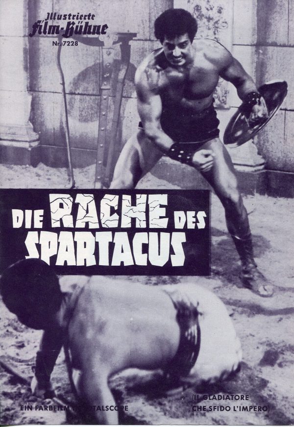 7228: Die Rache des Spartacus ( Domenico Paolella ) Rock Stevens, Piero Lulli, Massimo Serato, Livio Lorenzon, Walter Barnes, Gloria Milland