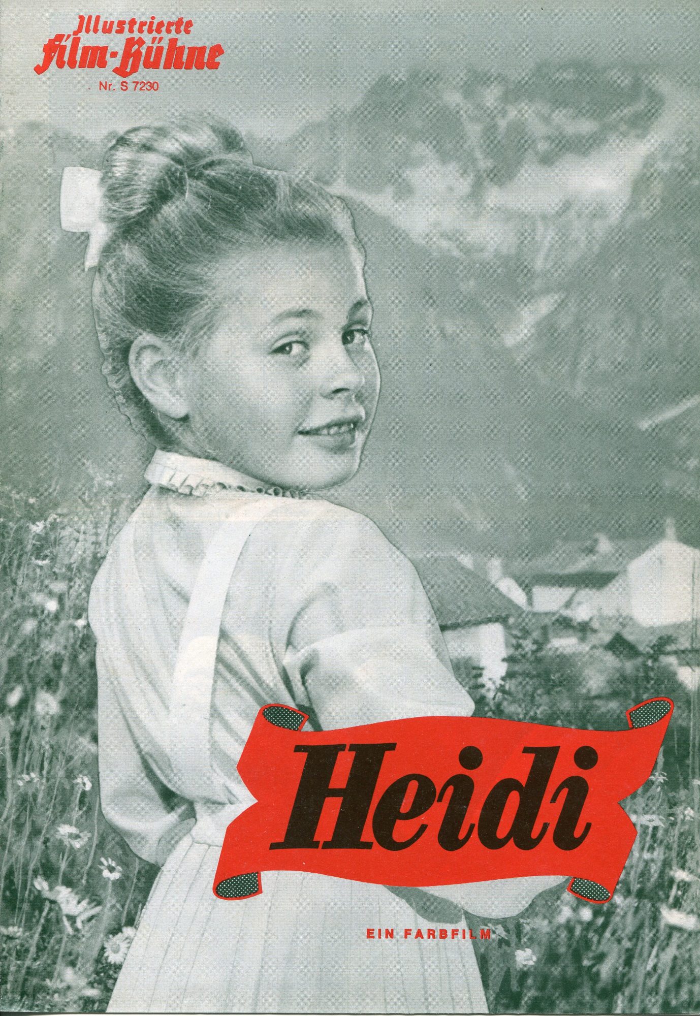 7230: Heidi ( Johanna Spyri ) Eva Maria Singhammer, Gertraud Mittermayer, Jan Koester, Gustav Knuth, Margot Trooger, Ernst Schröder, Rudolf Prack, Lotte ledl, Margarete Haagen, Rolf Möbius, Hans Thimig, Michael Janisch, Gabriele Buch, Rudolf Vogel